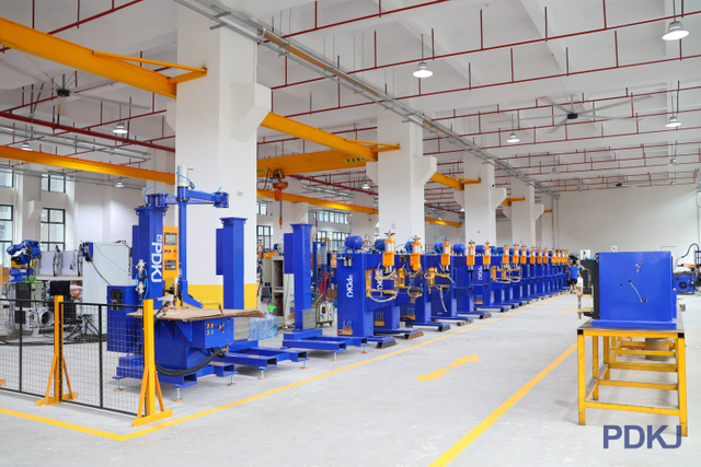 Standard universal spot welding machine production line