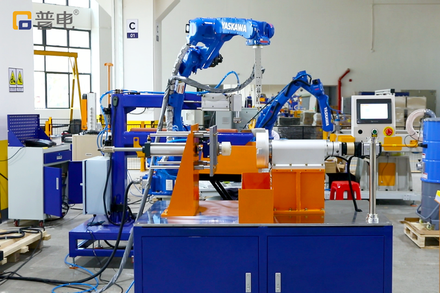 Welding machine assembly production line