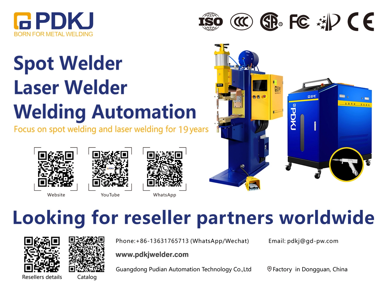 PDKJ Welding Equipment Global Distributor And Agent Recruitment Announcement