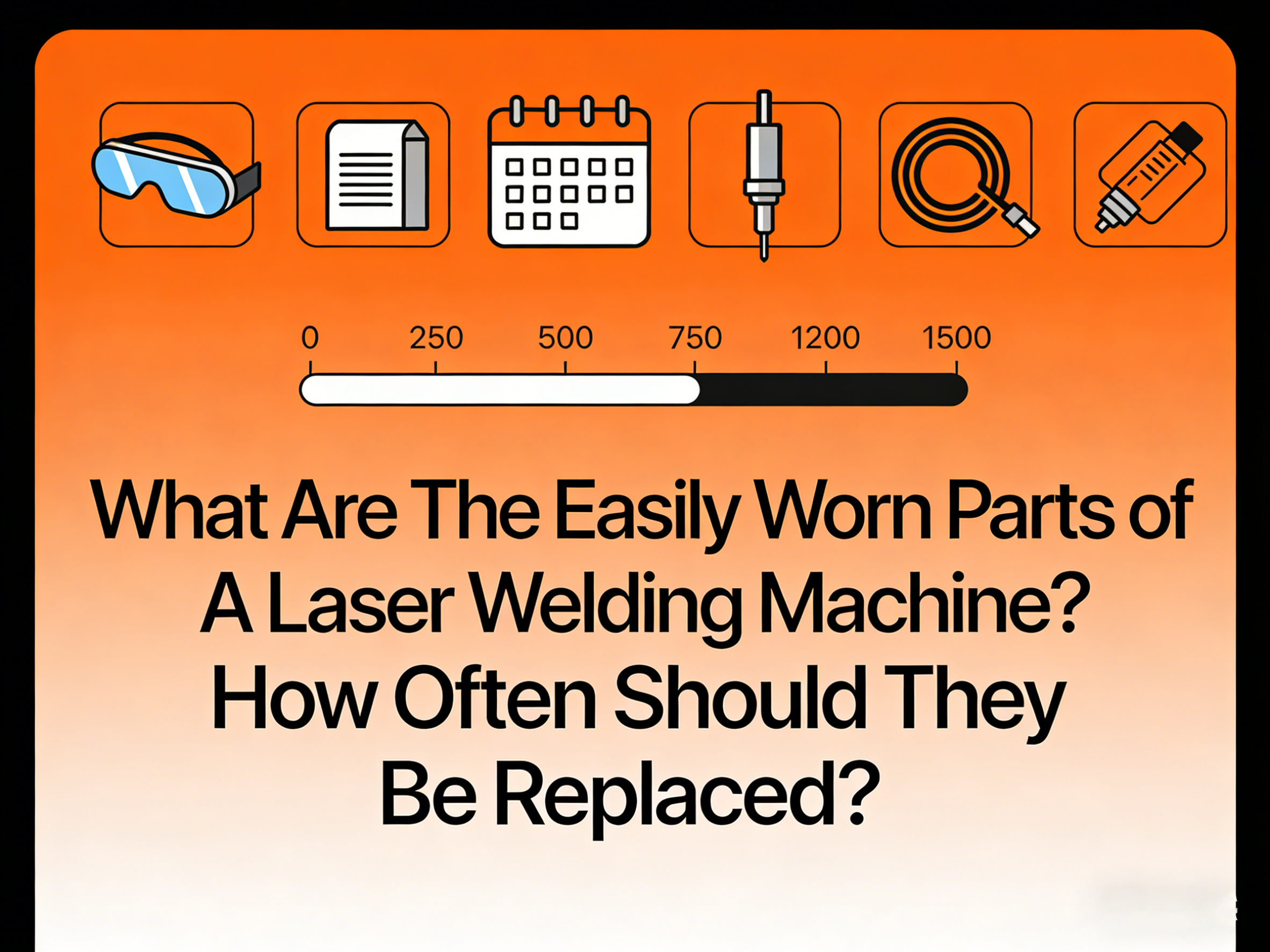 ชิ้นส่วนที่สึกหรอง่ายของเครื่องเชื่อมเลเซอร์คืออะไร? ควรเปลี่ยนบ่อยแค่ไหน?