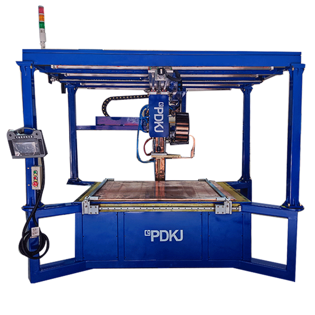 Máquina de soldadura de costilla de refuerzo del panel de la puerta