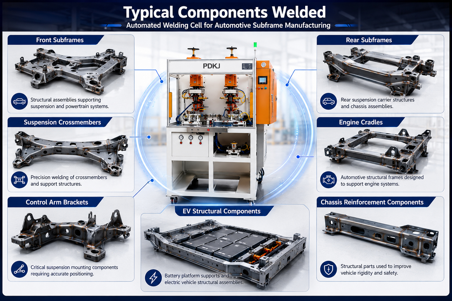 EV chassis welding system