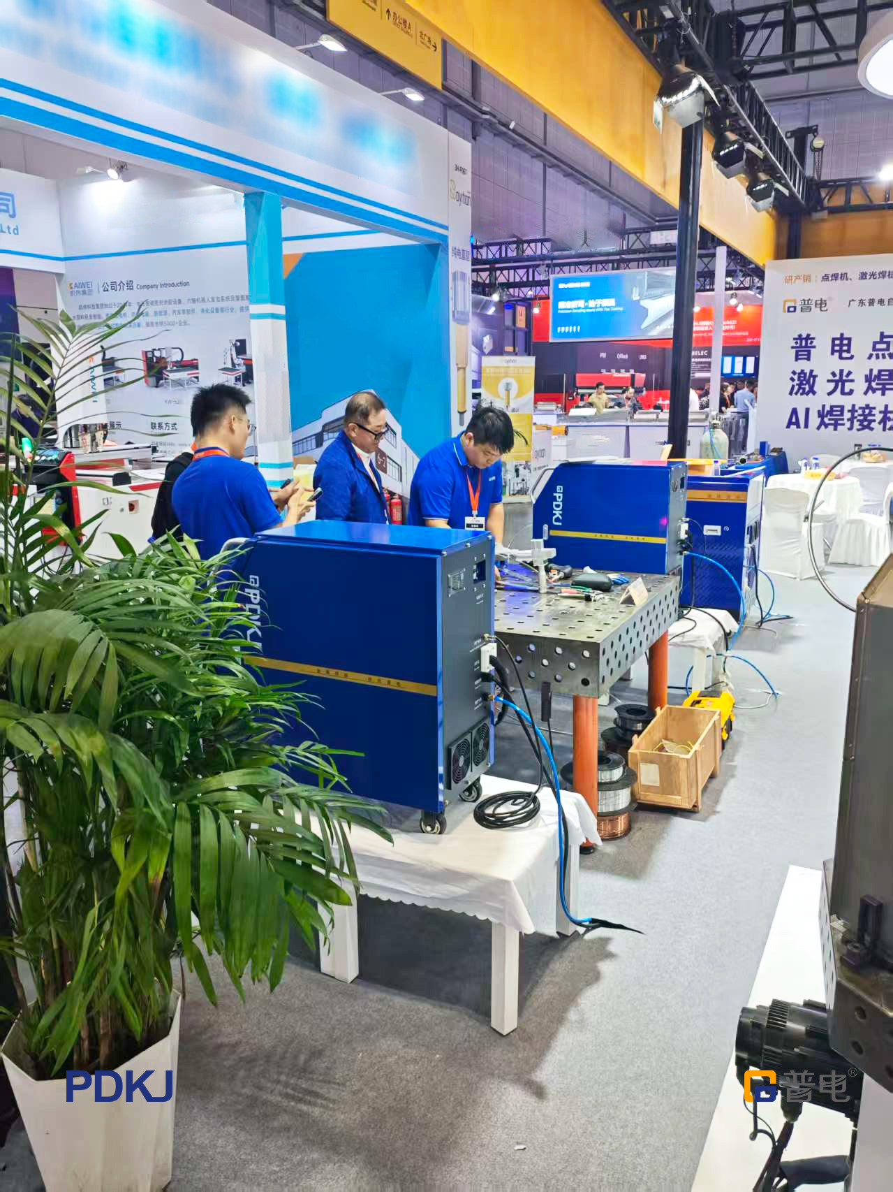 PDKJ Welding Machines at the CIIF Venue